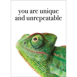M146 - You Are Unique - Lizard Greeting Card