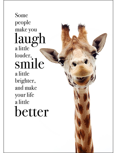Targhetta In Metallo Decorativa 20x15cm "Some People Make You Laugh" – Regalo Motivazionale Per Amici E Famiglia