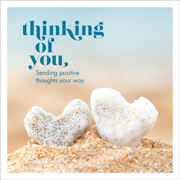 R231 - Thinking of you Greeting Card  Affirmations 