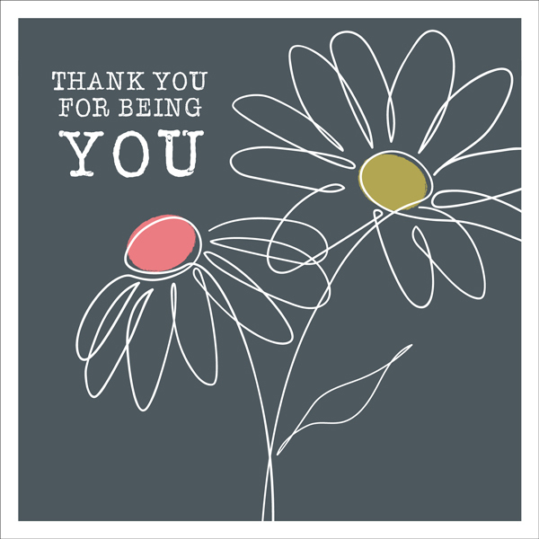 Daisy thank you card | Affirmations Publishing House