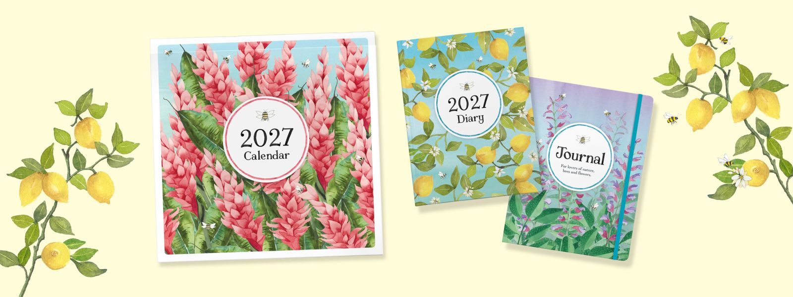 Affirmations 2027 Cottonwood Studio stationery collection