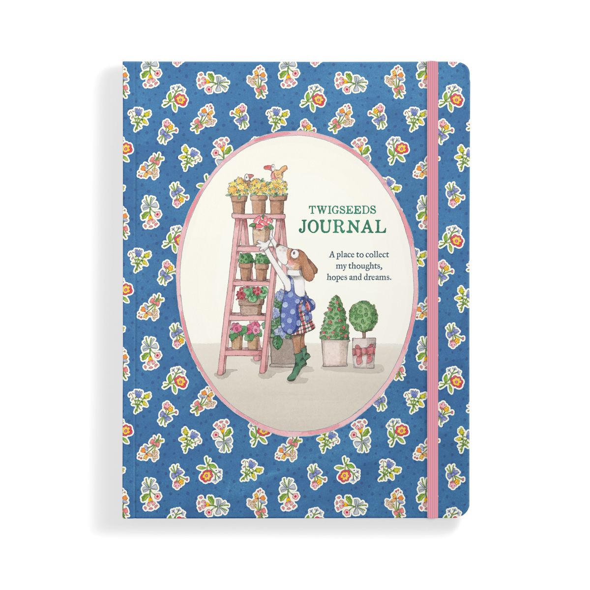 Twigseeds journal with botanical artwork