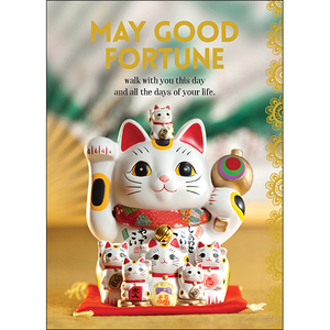 A120 - May good fortune spiritual greeting card
