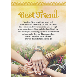 A128 - Best Friend Spiritual Card