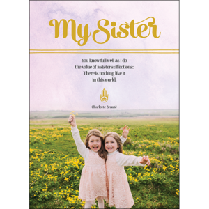 A135 - My Sister - Spiritual Greeting Card