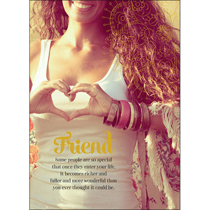 A40 - Friend - Spiritual Greeting Card