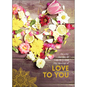A77 - On a day like this all I can - Spiritual Greeting Card
