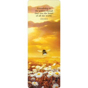 ABB009 - Friendship is the golden - Bee Bookmark 