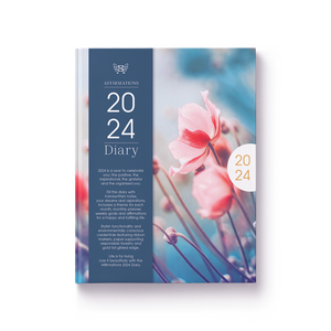 Affirmations 2024 Diary - Blue