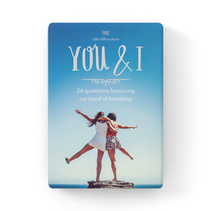 ALAK004 - You and I - 24 affirmations cards + stand