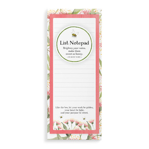 BLN03 - Bee List Notepad - Flowering Gum
