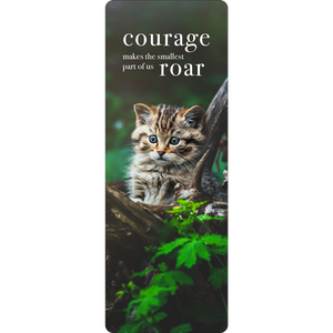 BM21 - Courage makes the smallest - Animal Bookmark
