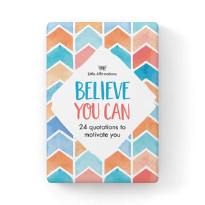 DBY - Believe You Can - 24 affirmation cards + stand