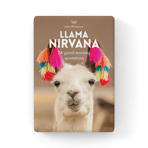 DLN - Llama Nirvana - 24 affirmation cards + stand