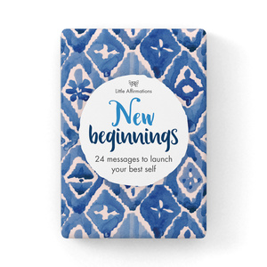 DNB - New Beginnings - 24 affirmation cards + stand