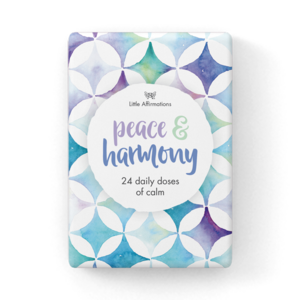 DPH - Peace and Harmony - 24 affirmation cards + stand
