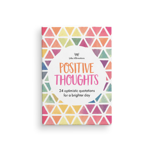 DPT - Positive Thoughts - 24 affirmation cards + stand