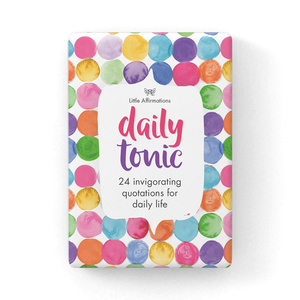 DTT - Daily Tonic - 24 affirmation cards + stand