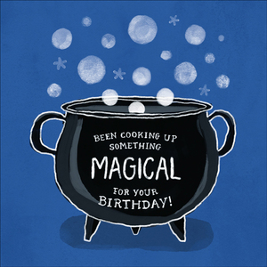 J002 -Something magical birthday card