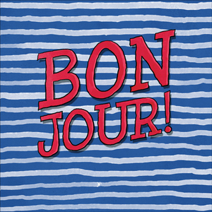 J014 - Bonjour - Friendship Card