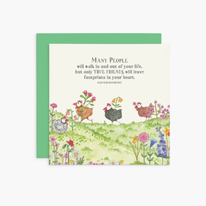 K132 - Many People Walk In - Twigseeds Greeting Card