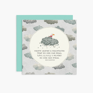 K146 - Death Leaves A Heartache - Twigseeds Sympathy Card