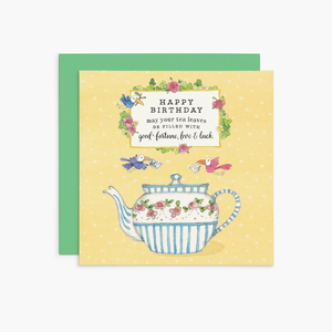 K151 - Tea Leaves - Twigseeds Birthday Card
