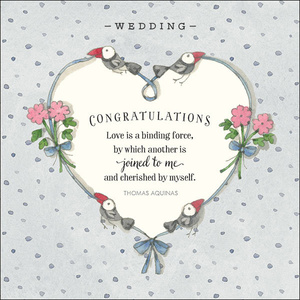 K169 - Wedding - Twigseeds Greeting Card