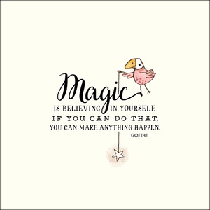 K194 - Magic is believing - Twigseeds Inspirational Card