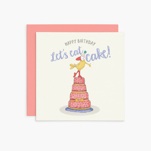 K264 - Let's eat cake - Twigseeds Birthday Card