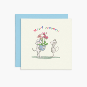 K323 - Merci Bouquet - Twigseeds Thank You Card