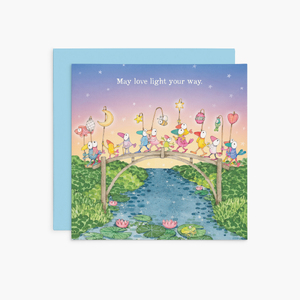 K337 - May Love And Light Always Illuminate Your Way - Twigseeds Inspirational Card