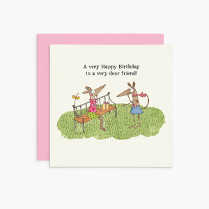 K339 - A Very Happy Birthday To A Very Dear Friend - Twigseeds Birthday Card