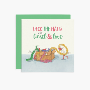 K351 - Deck The Halls - Twigseeds Christmas Card