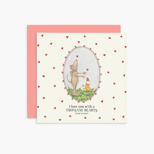 K037 - I Love You - Twigseeds Greeting Card