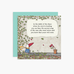 K051 In the midst of chaos - Twigseeds Thinking of You Card