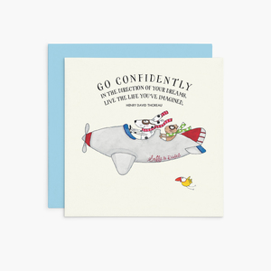 K061 - Go Confidently - Twigseeds Greeting Card