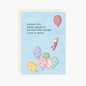 KT05 - Dream big, dare greatly - Twigseeds Giant Inspiration Card