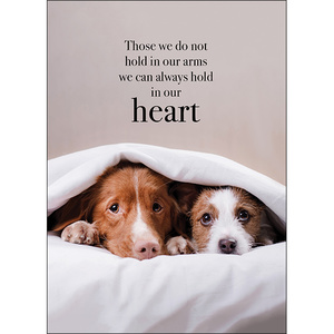 M40 - Those we do not hold in our arms - Animal greeting card