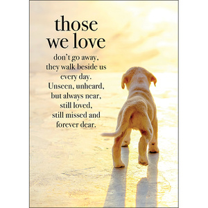 M058 - Those We Love - Animal Greeting Card