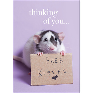 M74 - Thinking of you - Animal greeting card
