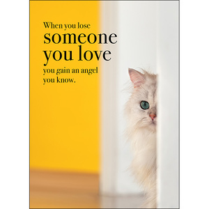 M92 - When you lose someone - Animal greeting card