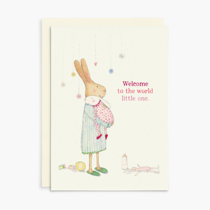 RGC001 - Welcome To The World Little One - Ruby Red Shoes Baby Card