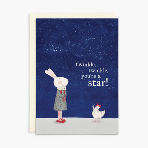 RGC011 - Twinkle, Twinkle Little Star - Ruby Red Shoes Greeting Card