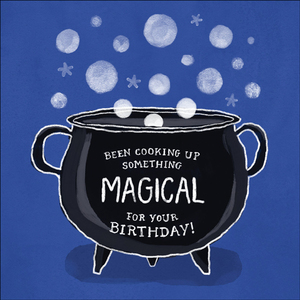 TJ002 - Something magical mini birthday card