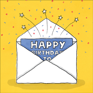 TJ009 - Happy birthday mini greeting card