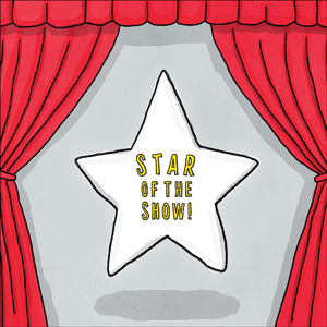 TJ012 - Star of the show birthday card