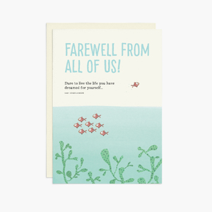 Tjc002 - Farewell From All Of Us! - Twigseeds Jumbo Farewell Card