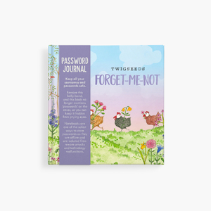 TPW001 - Twigseeds Forget-Me-Not - Password Journal