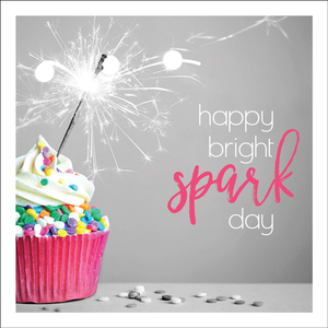 TS004 - Bright spark birthday mini card